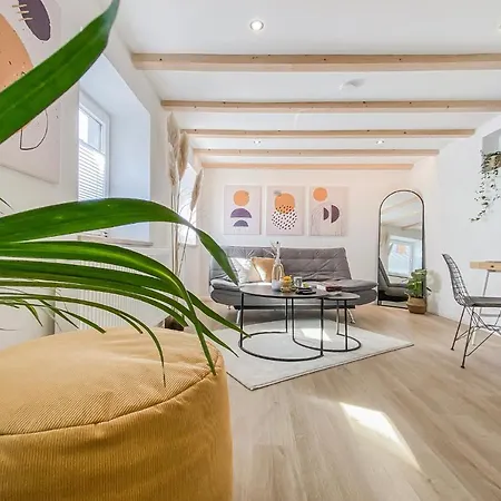 Stylisches Apartment Mit Terrasse In Der Altstadt Von Donauwoerth Exterior photo
